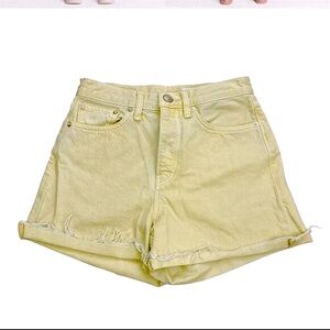 $165 Rag&Bone Sz 25/26 denim Shorts + Free linen scarf